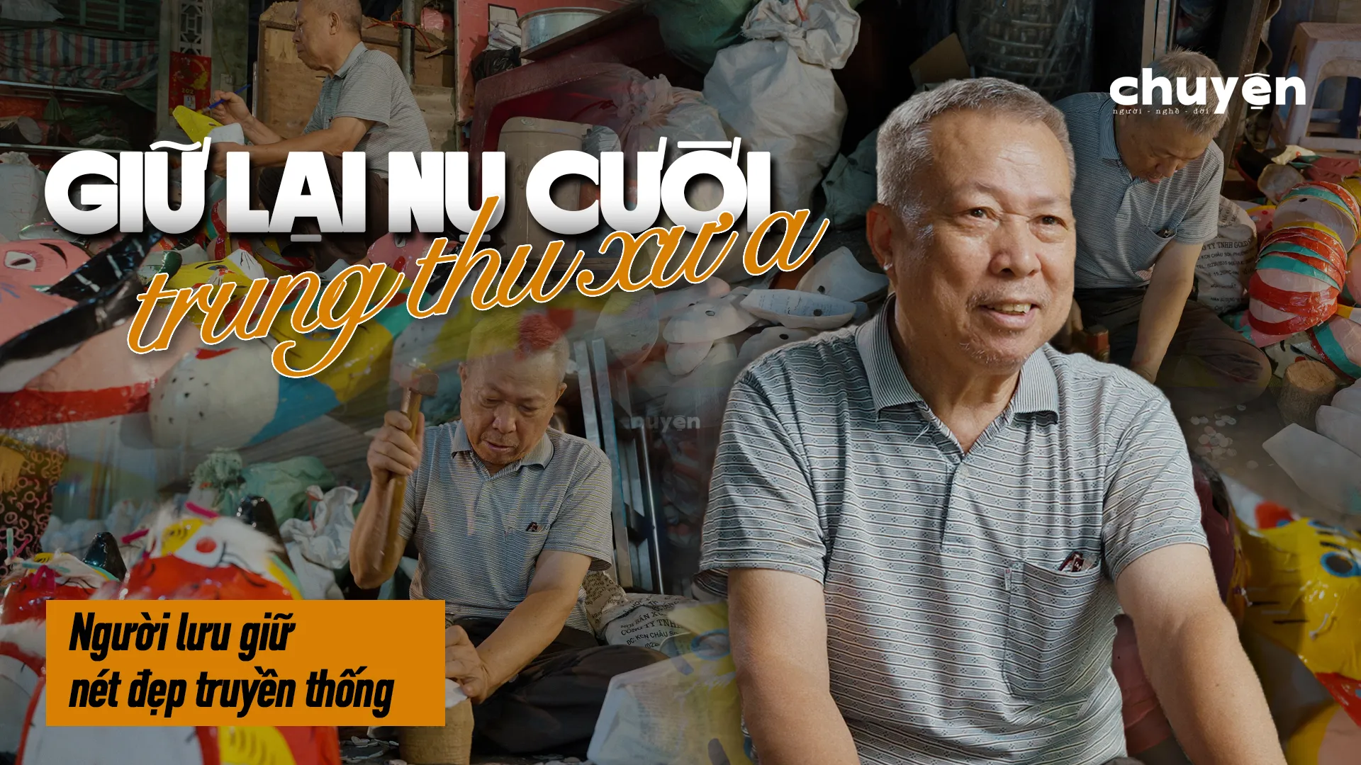 MẶT NẠ GIẤY BỒI - Giữ Lại Nụ Cười Trung Thu Xưa