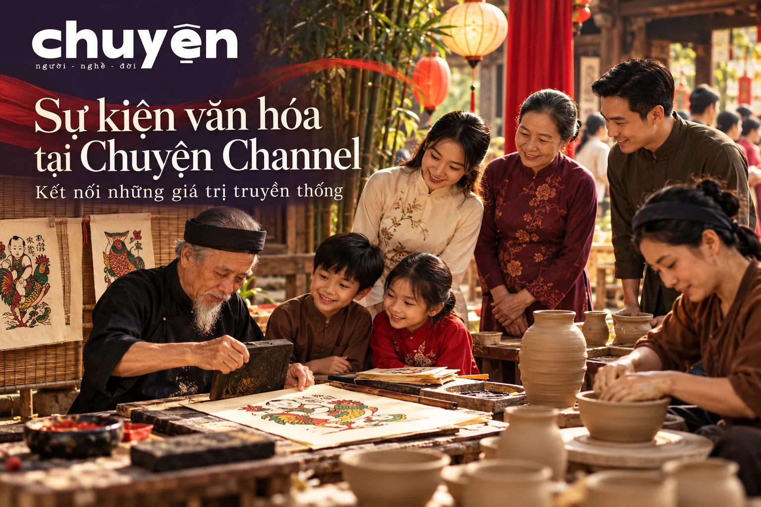 Sự kiện văn hóa tại Chuyện Channel - Kết nối những giá trị truyền thống